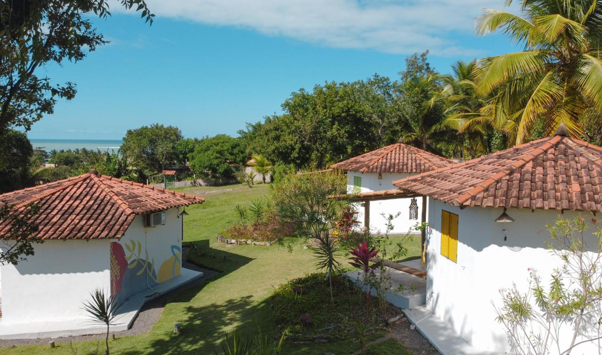 Canto Do Mar - Chales Com Vista Pro Mar - Cumuruxatiba Exteriér fotografie